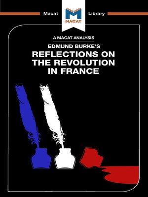 cover image of An Analysis of Edmund Burke's Reflections on the Revolution in France
